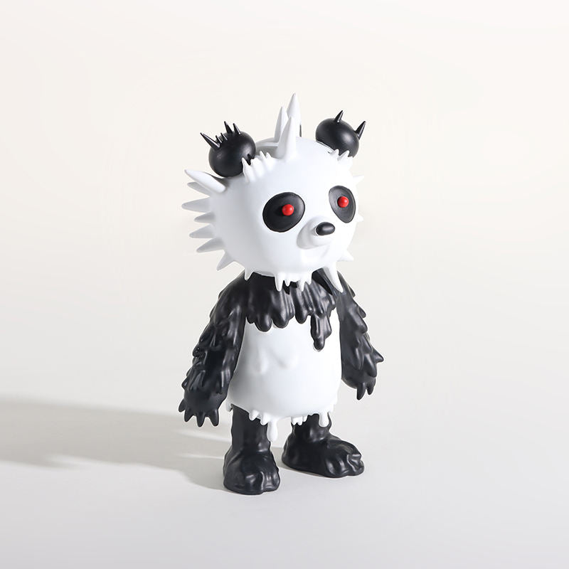 Desktop White Black Resin Cute Chinese Panda Sculpture Art Craft