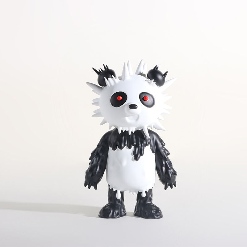 Desktop White Black Resin Cute Chinese Panda Sculpture Art Craft