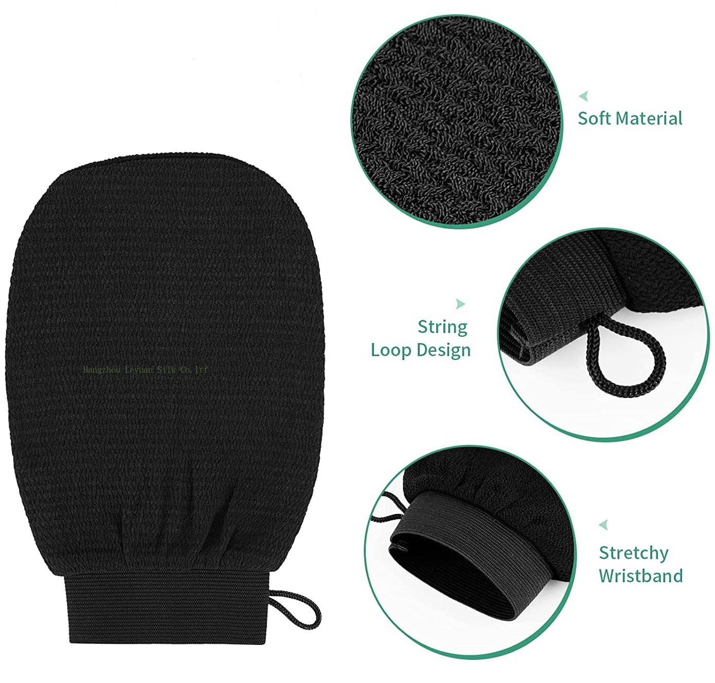 Exfoliate & Glow – Premium Body Scrubber Towel, Moroccan Glove & Korean Mitt